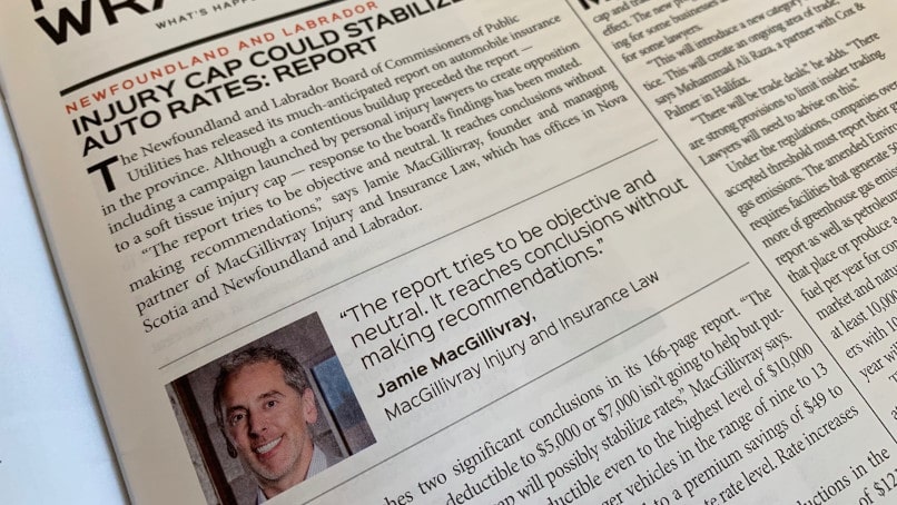 Jamie MacGillivray in Canadian Lawyer magazine