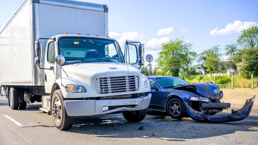 Car accident at work