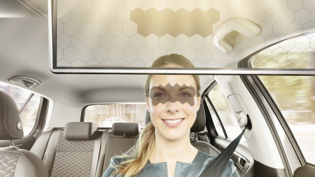 Bosch sun visor concept.